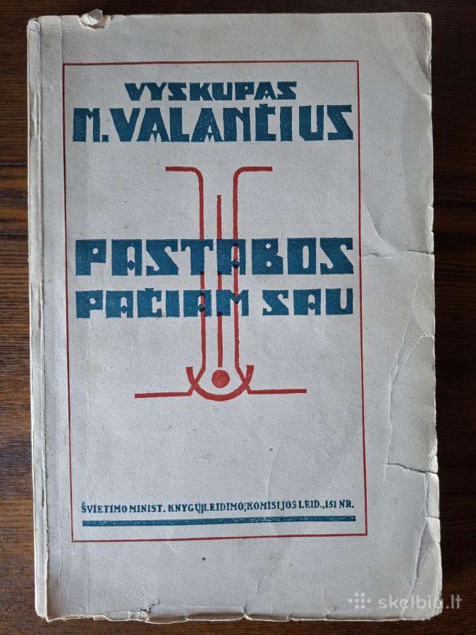 Motiejus Valančius. Pastabos pačiam sau. 1929 m.