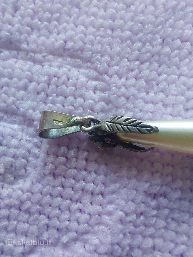 Vintažas sidabrinių papuošalų rinkinys - nuotraukos Nr. 6