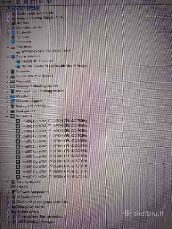 Zbook Fury 17 G7 17.3 Fhd Ips 64gb Rtx 4000 8gb - nuotraukos Nr. 5