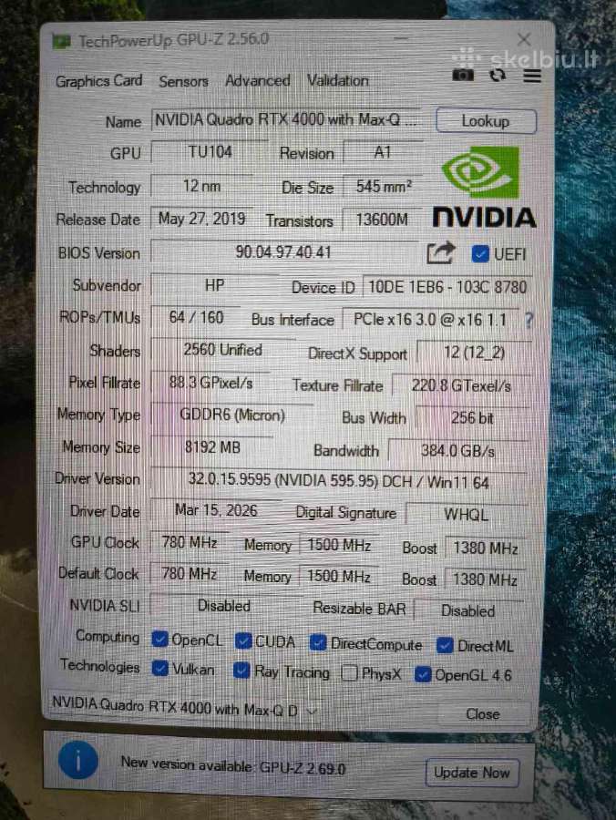 Zbook Fury 17 G7 17.3 Fhd Ips 64gb Rtx 4000 8gb - nuotraukos Nr. 6