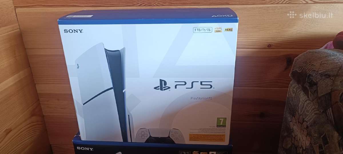 Atrištas, naujas Ps5 slim disc 1tb.