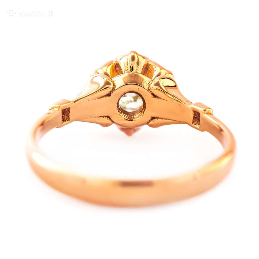 Sužadetuvių žiedas su briliantu (0,63ct) - nuotraukos Nr. 18
