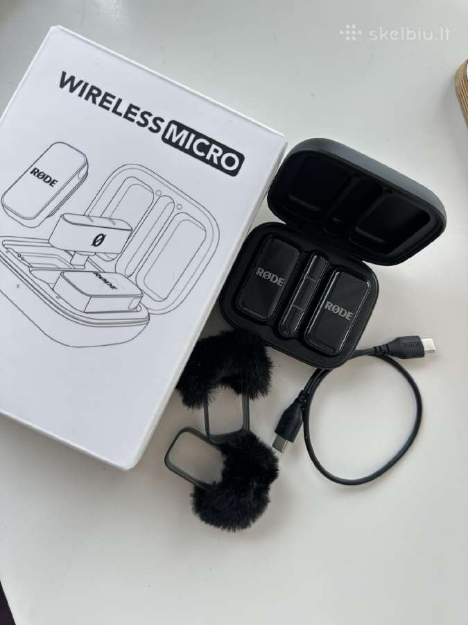 Nauji Rode Wireless micro mikrofonai (usb-c) - nuotraukos Nr. 2