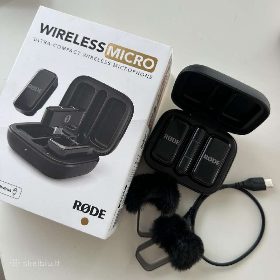 Nauji Rode Wireless micro mikrofonai (usb-c) - nuotraukos Nr. 3