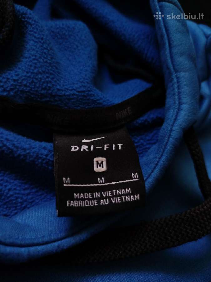Blue Nike Dri-fit Hoodie - Size M