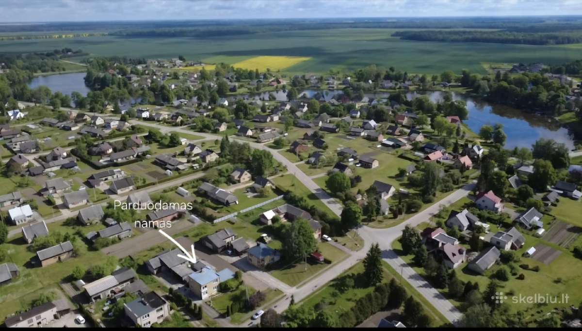 Parduodamas mūrinis namas Ėriškiuose, Panevėžio r.