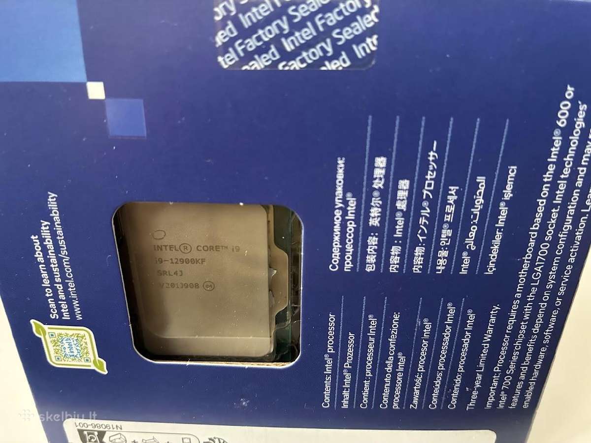Intel i9-12900kf procesorius