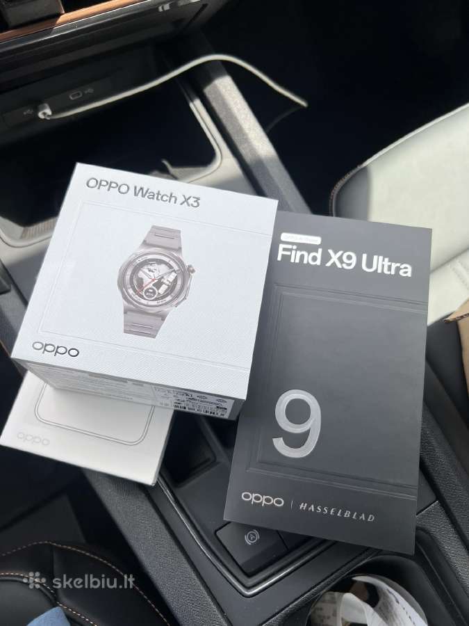Oppo Find X9 Ultra 512gb - Naujas, Dovanos