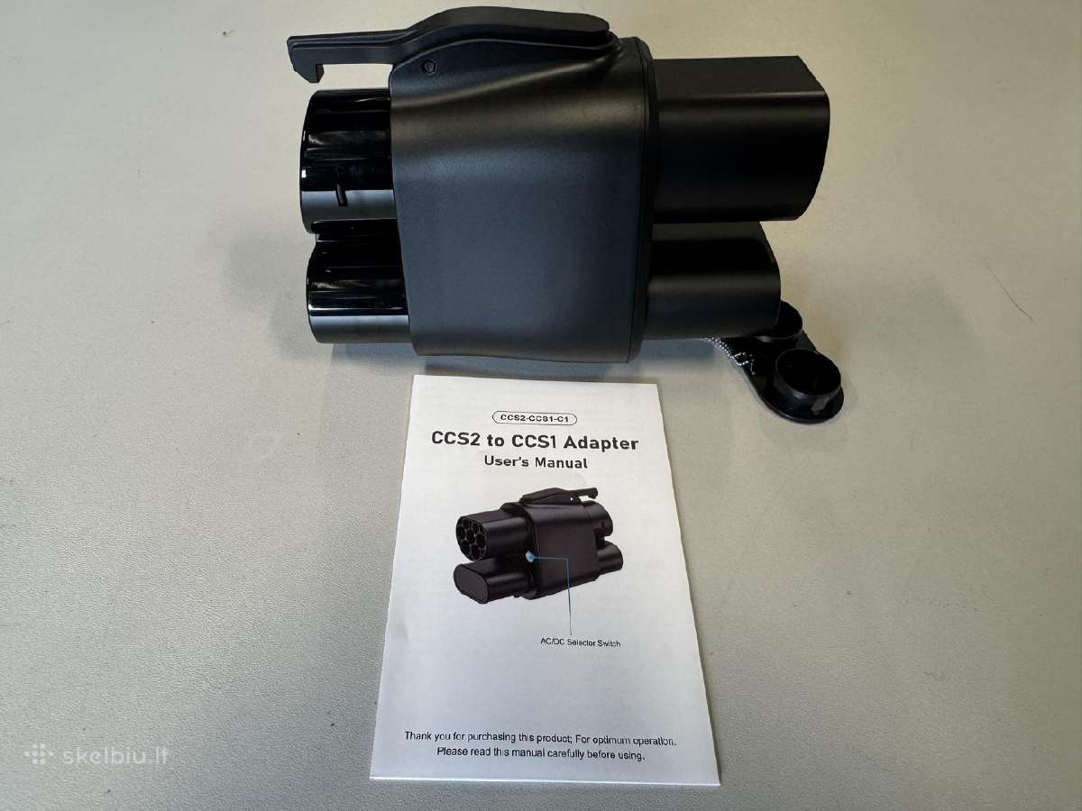 Ccs2 į Ccs1 greito įkrovimo adapteris Dc+ac