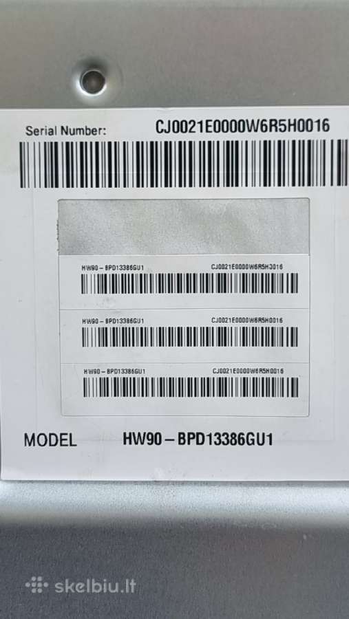 Nauja Haier Hw90-bpd13386gu1n + Garantija - nuotraukos Nr. 25