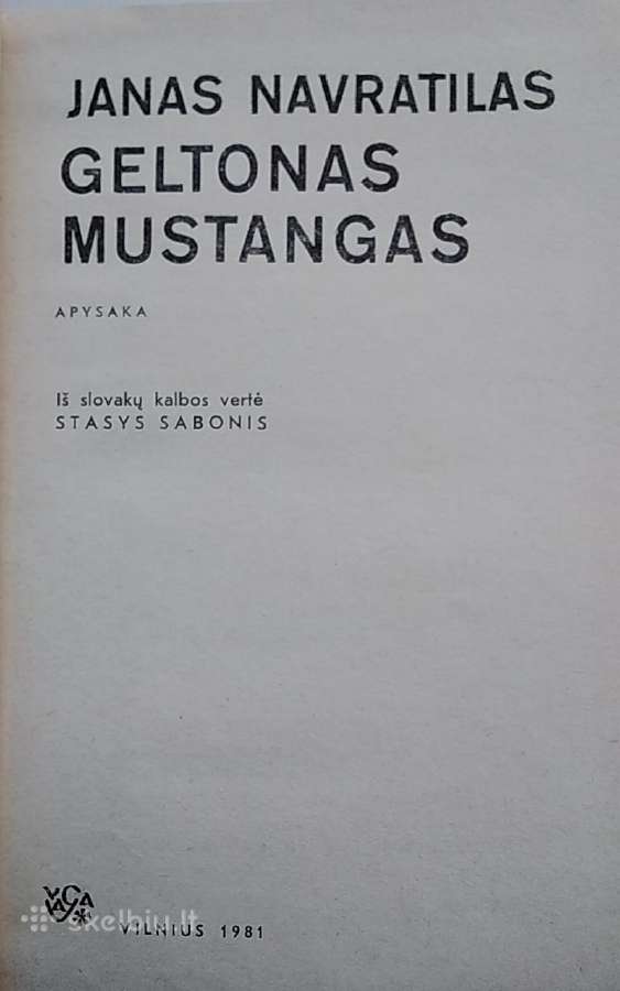 Geltonas mustangas - nuotraukos Nr. 2