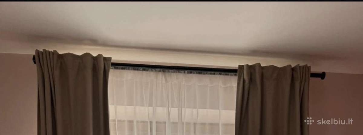 Ikea juodas karnizas užuolaidoms 2vnt - nuotraukos Nr. 2