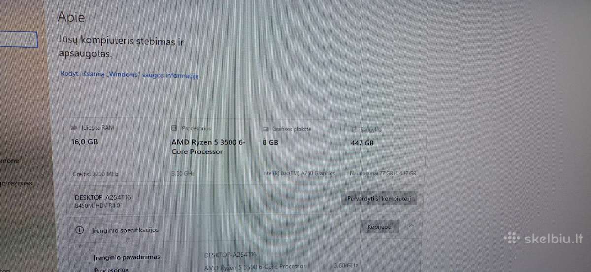 Win 11 #Rgb # Amd Ryzen 5 - nuotraukos Nr. 4