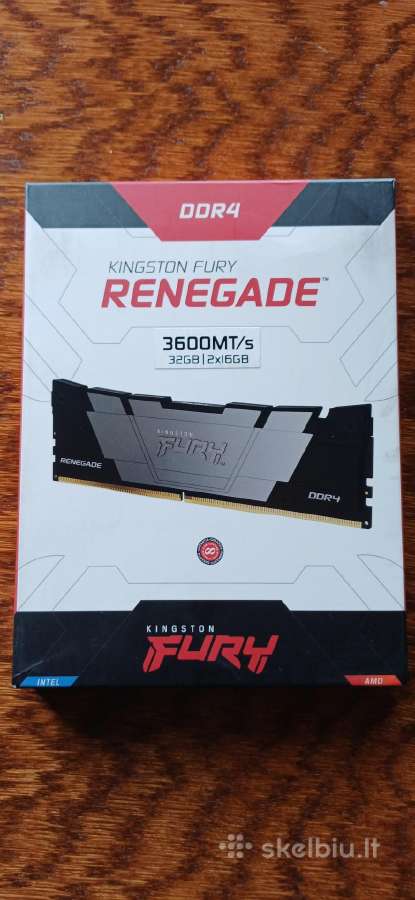 Kingston ddr4 3600 32gb/16gb x2