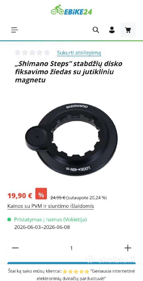 Shimano XTR Rt-mt900 Ice tech 203mm