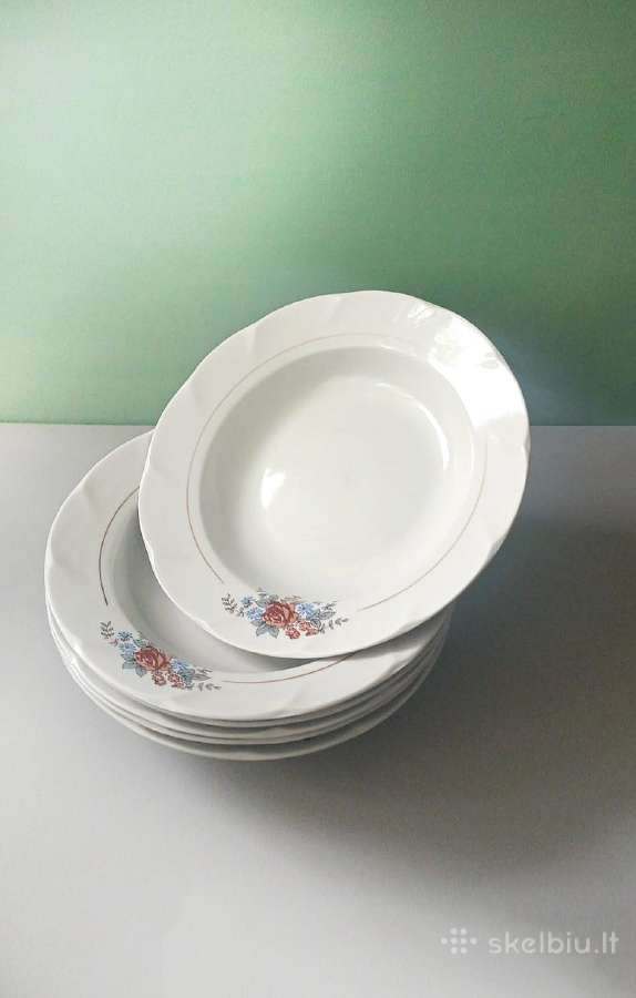 Lėkštės gilesnės, 25cm, 6vnt., Rpr, Riga