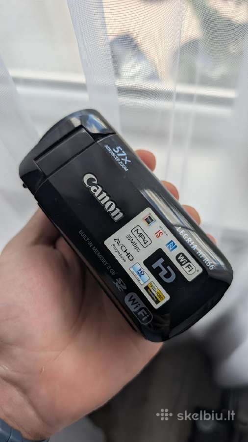 Vaizdo kamera Canon legria Hf R66 Is WiFi - nuotraukos Nr. 3