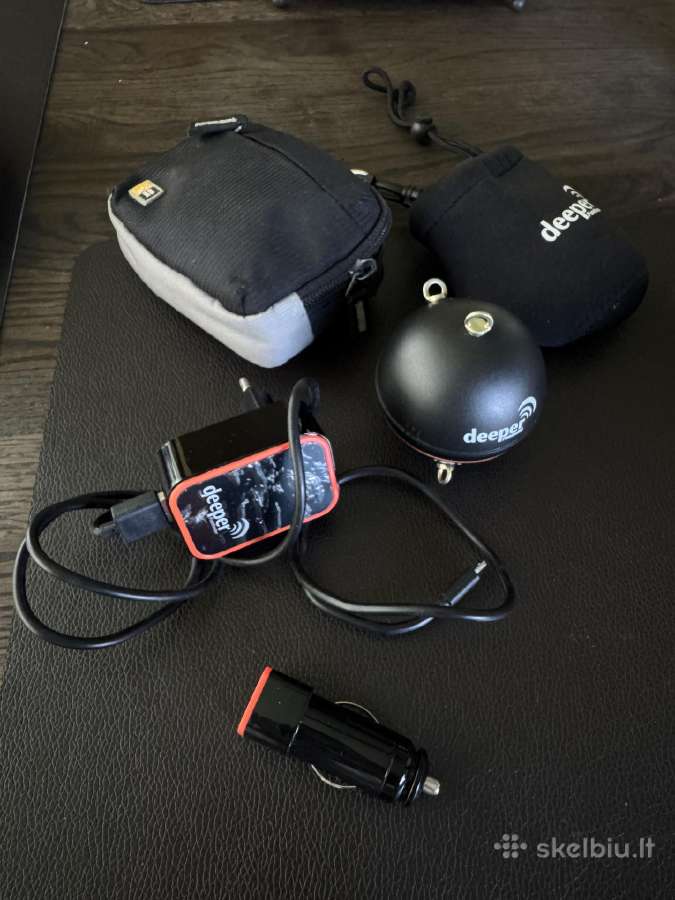 Echolotas deeper fishfinder pro kartos