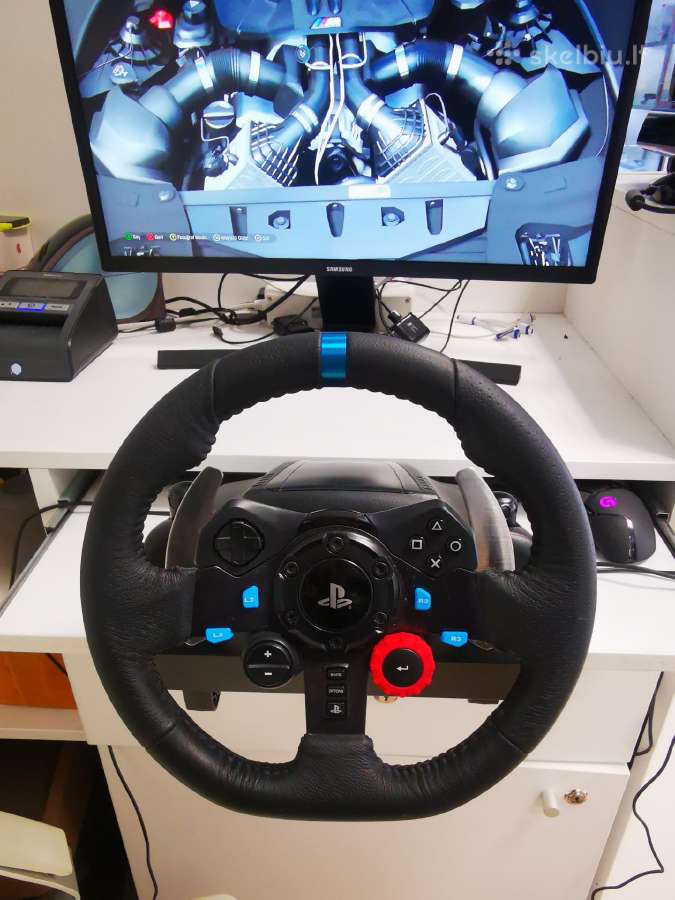 Logitech G29 G920 žaidimų vairas su Garantija - nuotraukos Nr. 2