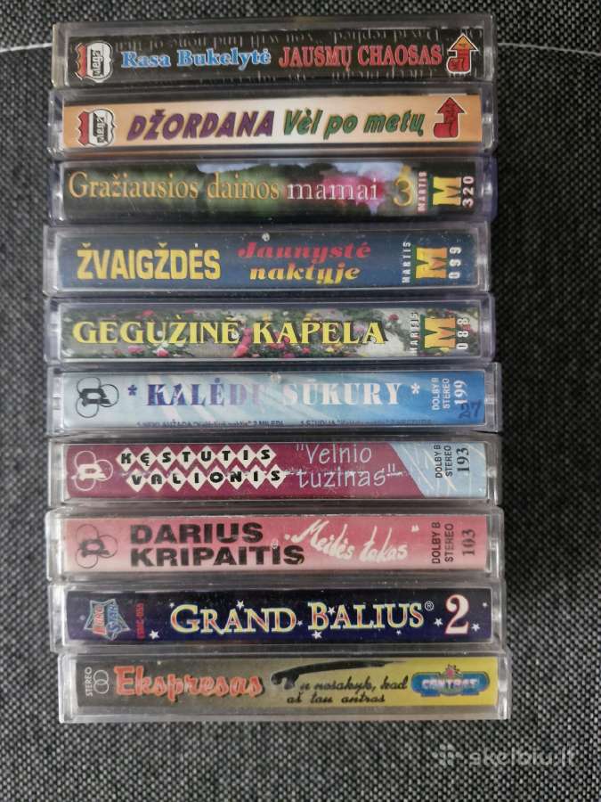 Lietuviskos audio kasetes