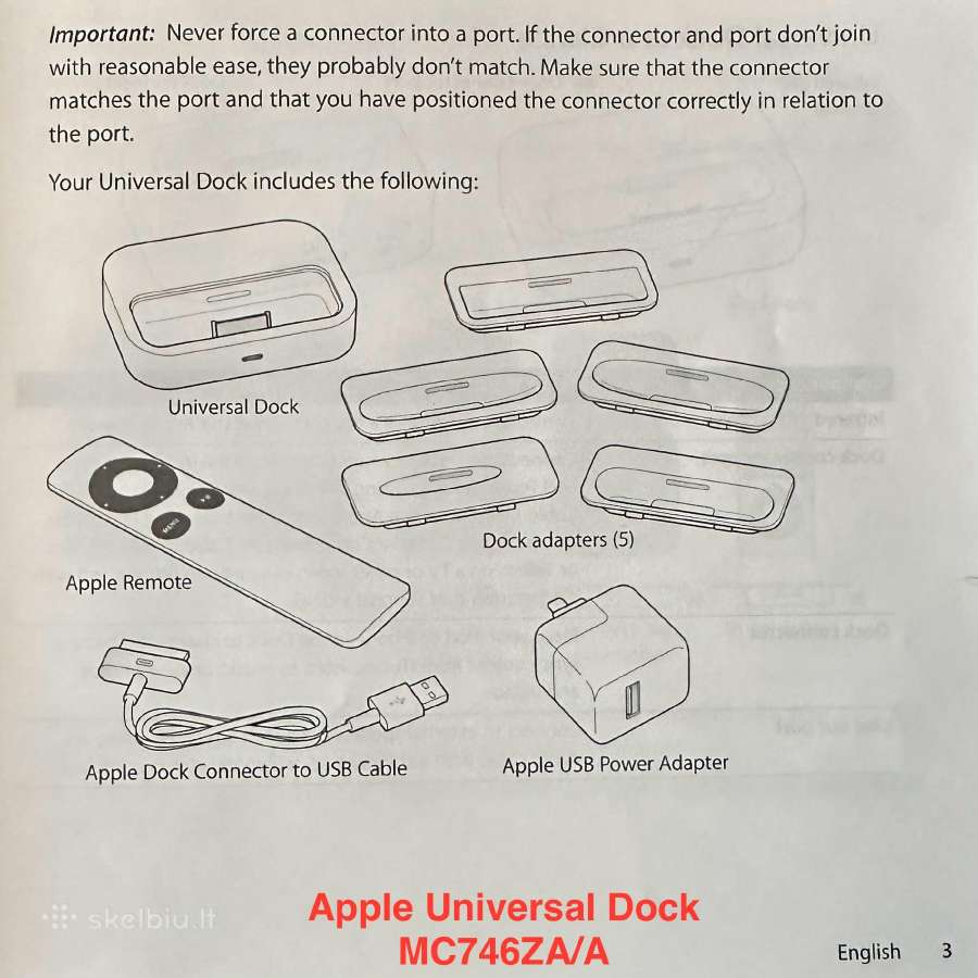 Universal Dock iPhone & iPod - nuotraukos Nr. 6