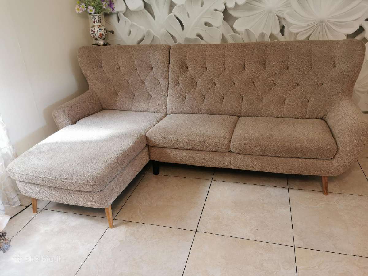 Parduodu mažai naudota minkšta kampa
