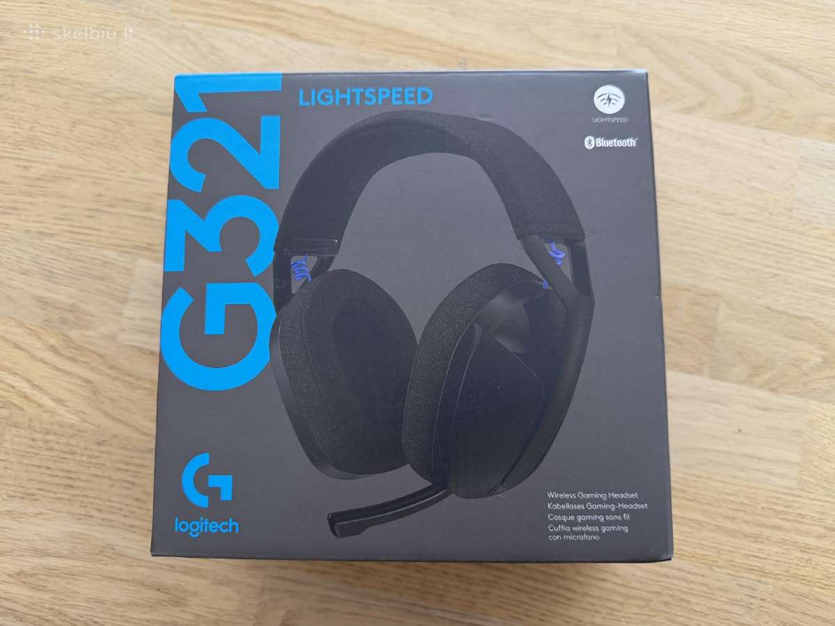 Logitech G321 Lightspeed wireless ausinės