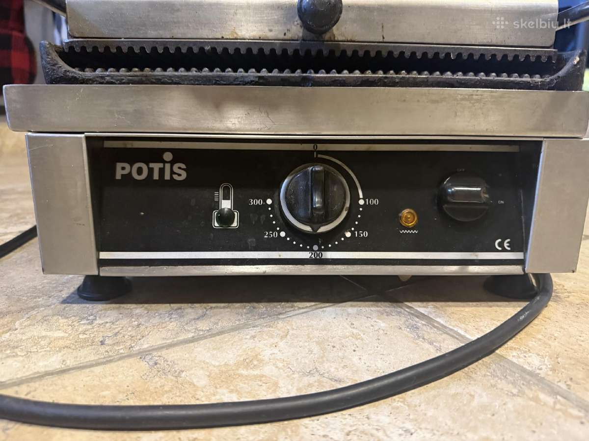Kebabų kepimo kontaktinis grilis Potis Pk 2735e - nuotraukos Nr. 7