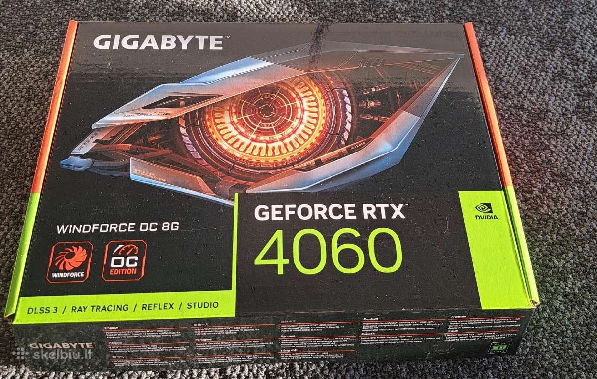 Vaizdo plokščių dėžutės rx7700xt rx7600xt rx6800
