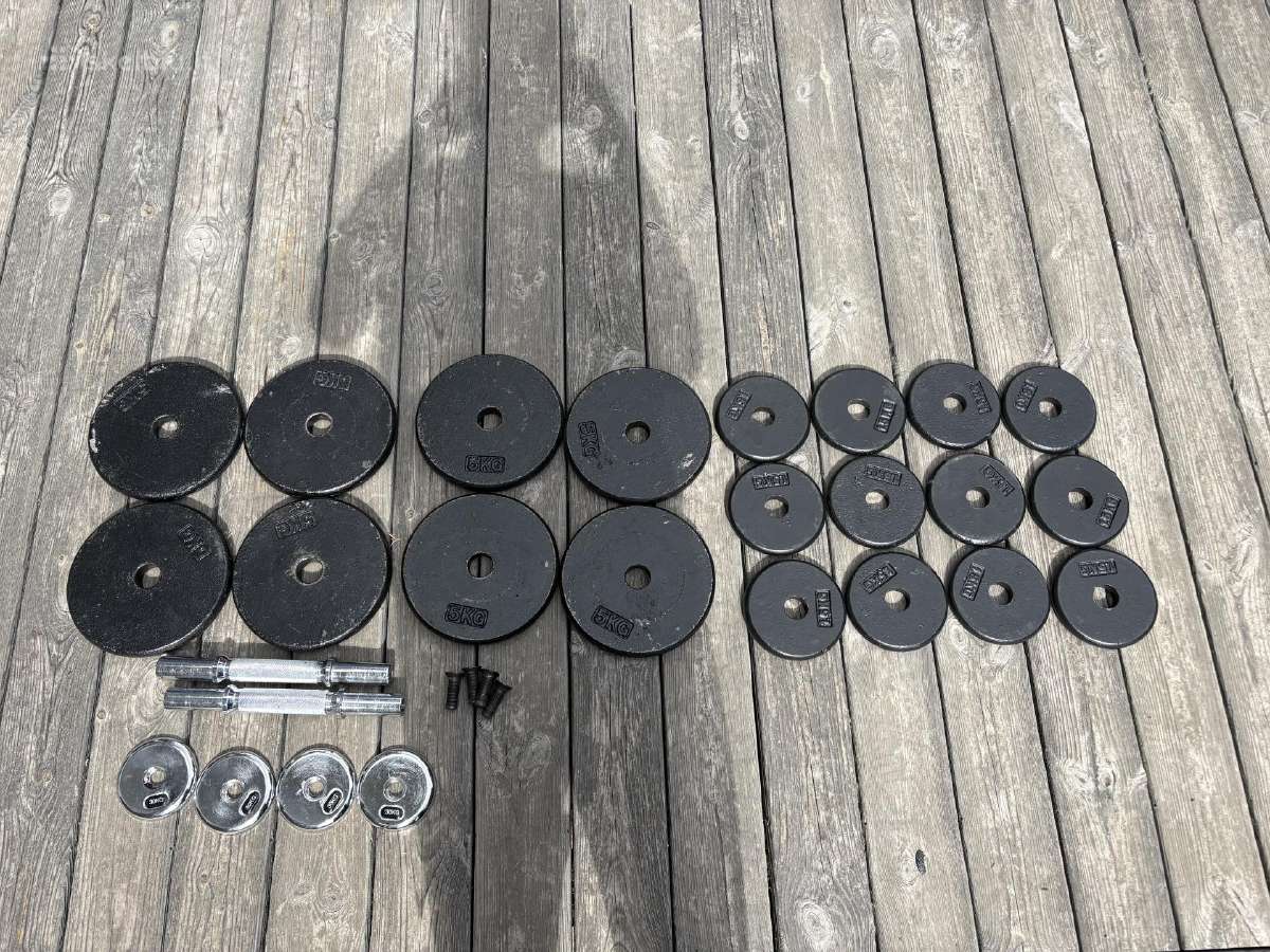 Metalinis hanteliai insportline Profist 30kg 2x
