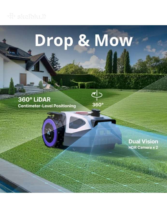 Vejos robotas Anthbot M5 Lidar (500 m²)