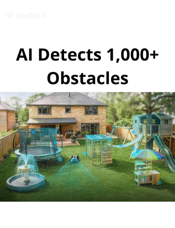 Vejos robotas Anthbot M5 Lidar (700 m²) - nuotraukos Nr. 3
