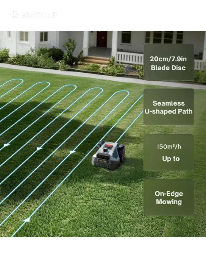 Vejos robotas Anthbot M5 Lidar (700 m²) - nuotraukos Nr. 5