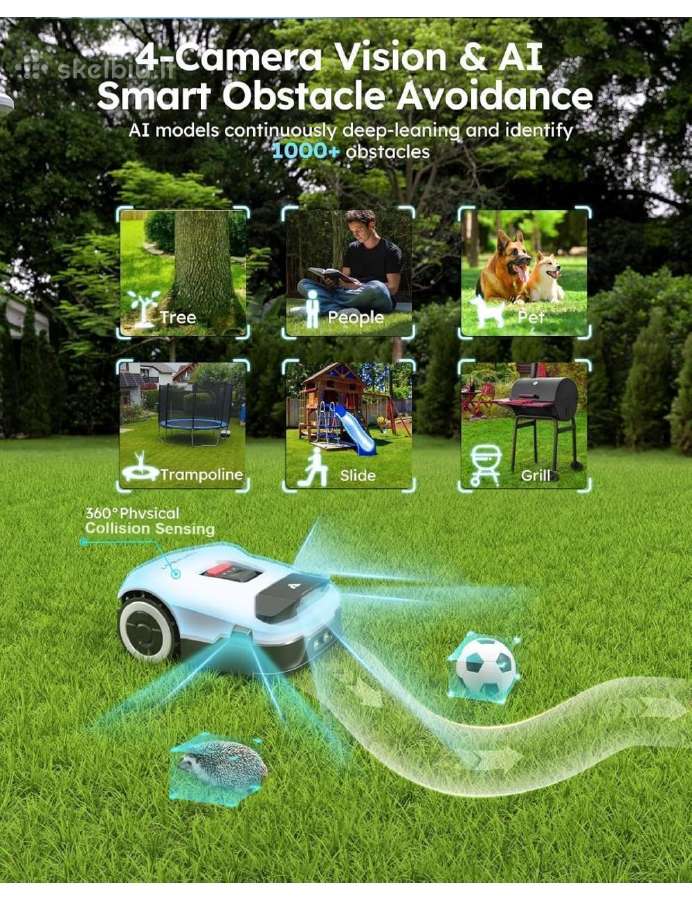 Vejos robotas Anthbot Genie 1000 (2000 m²) - nuotraukos Nr. 5