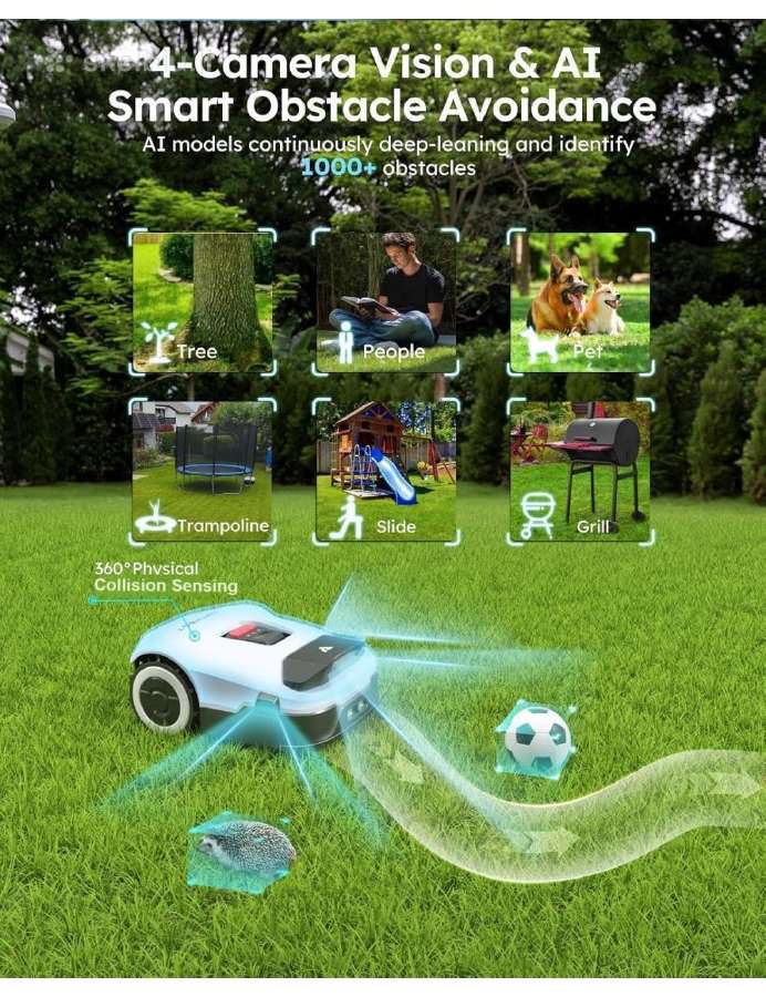 Vejos robotas Anthbot Genie 3000 (3600 m²) - nuotraukos Nr. 5