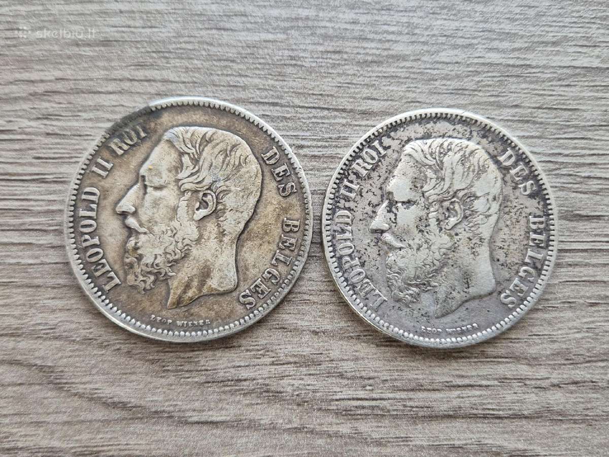 5 Frankai 1867-1877 Prancūzija. Kaina 300 Eur - nuotraukos Nr. 4