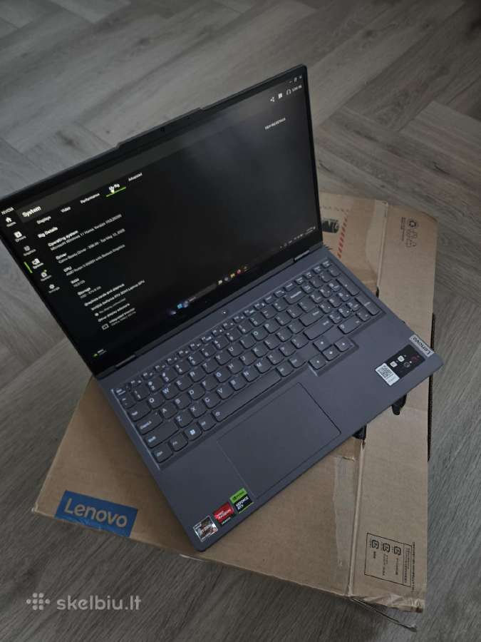 Puikios būklės Lenovo Legion 5 Rtx 3050 165hz