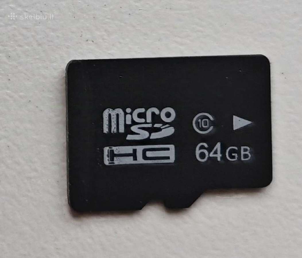 Atminties kortelė (Micro Sd), adapteris į Sd