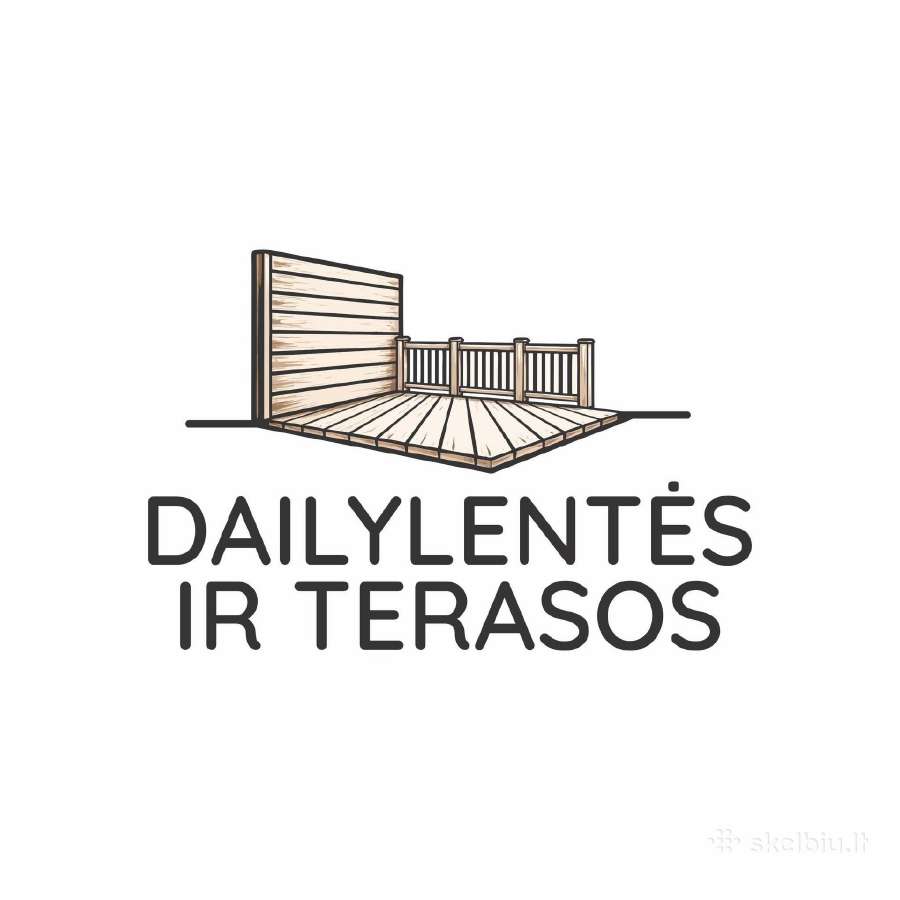 Terasa, statybine mediena, obliavimo paslauga
