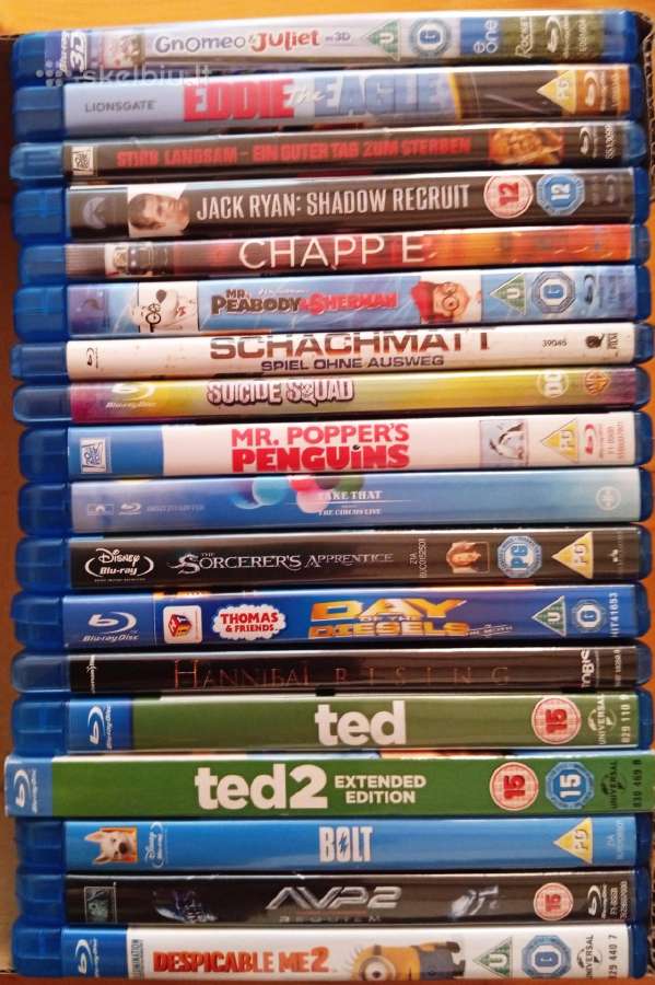 Blu-ray filmai org. 1.
