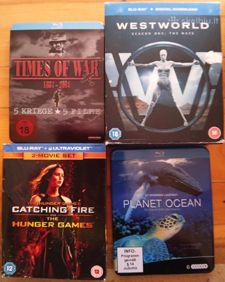 Blu-ray filmai orginalus.