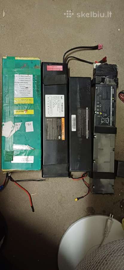Elektrinių paspirtukų baterijos