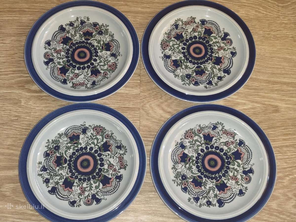 4 x lėkštės Goebel Cabana Mazurka 19 cm