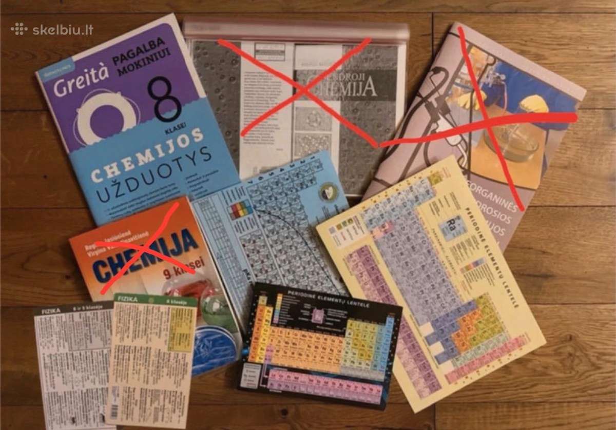 Chemija ir Fizika 8 klasei, 9 klasei