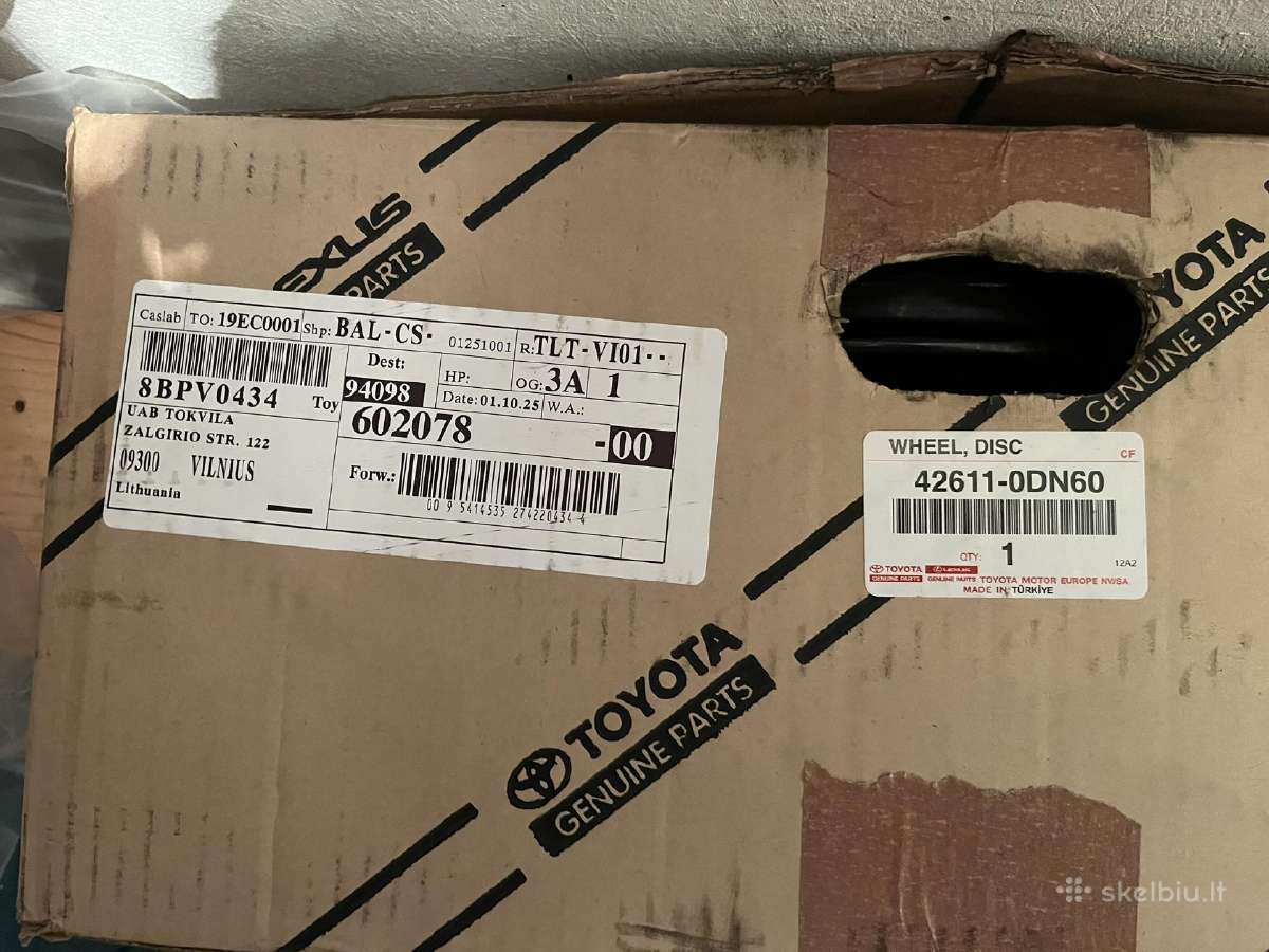 Toyota Yaris originalus R16 ratlankis - nuotraukos Nr. 4