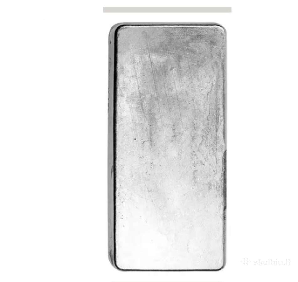 Parduodamas 1 kg sidabro luitas 999 Metalor naujas - nuotraukos Nr. 2