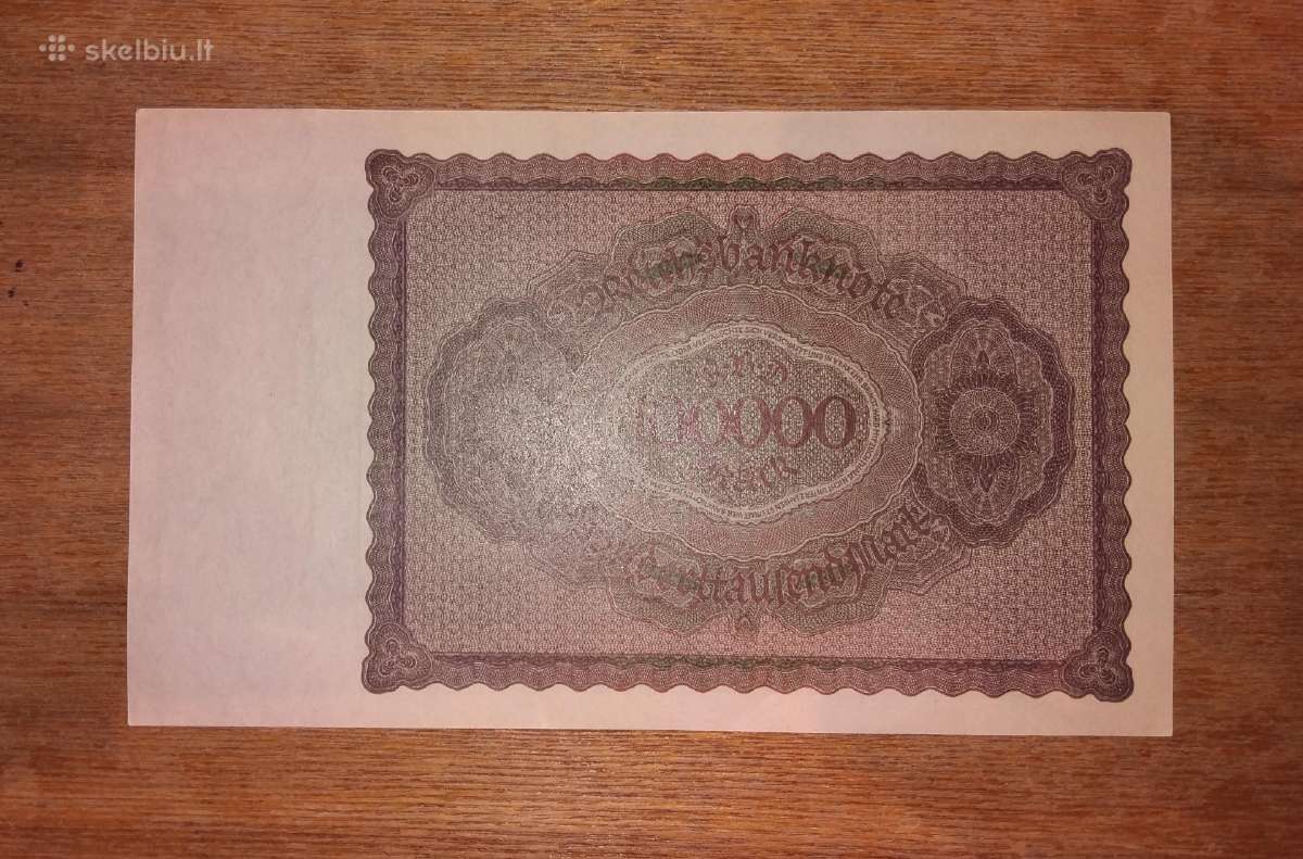 Vokietijos 100000 markių banknotas - nuotraukos Nr. 2