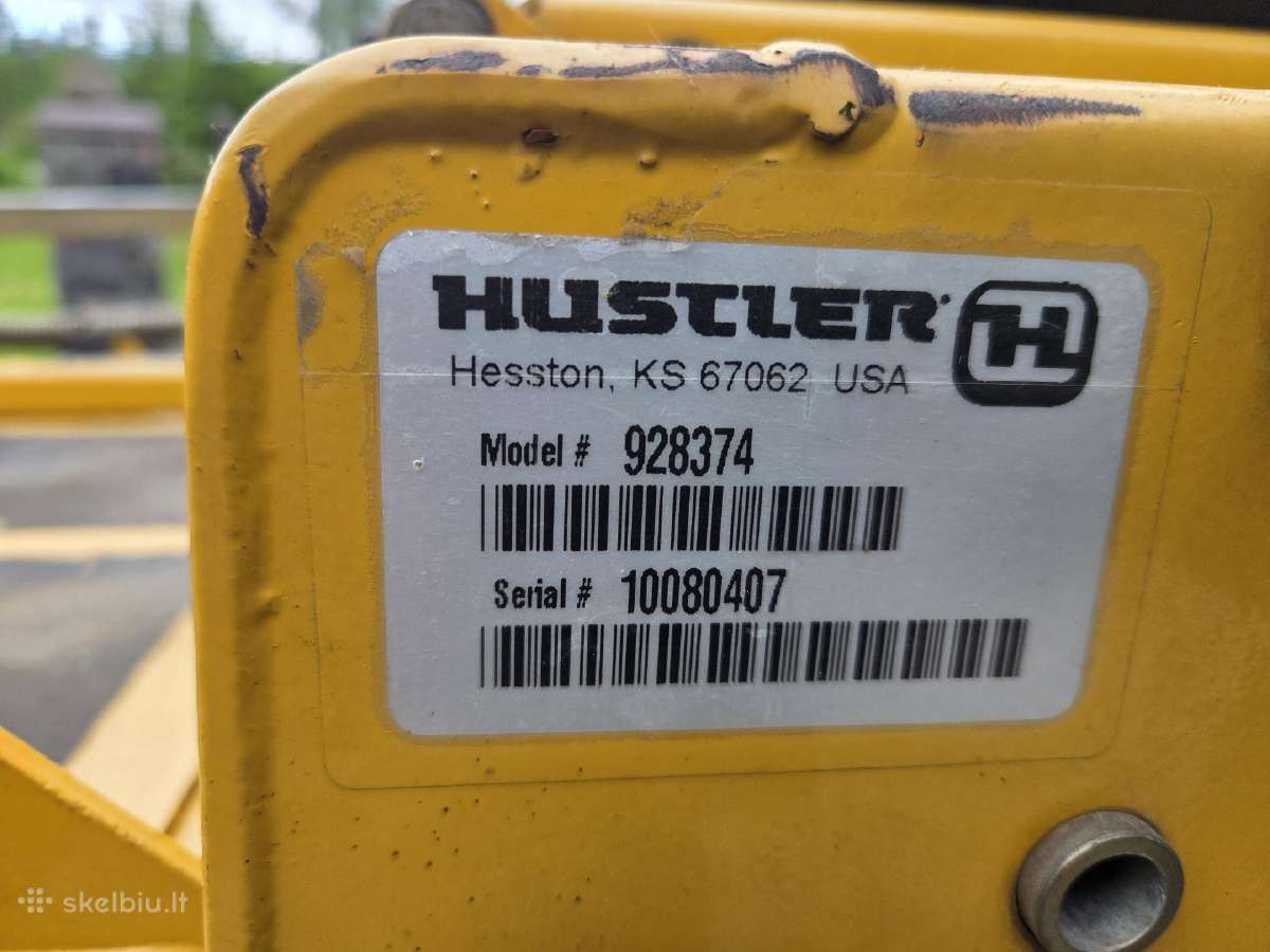 Nulinio apsisukimo traktoriukas Hustler Fastrak Sd - nuotraukos Nr. 12