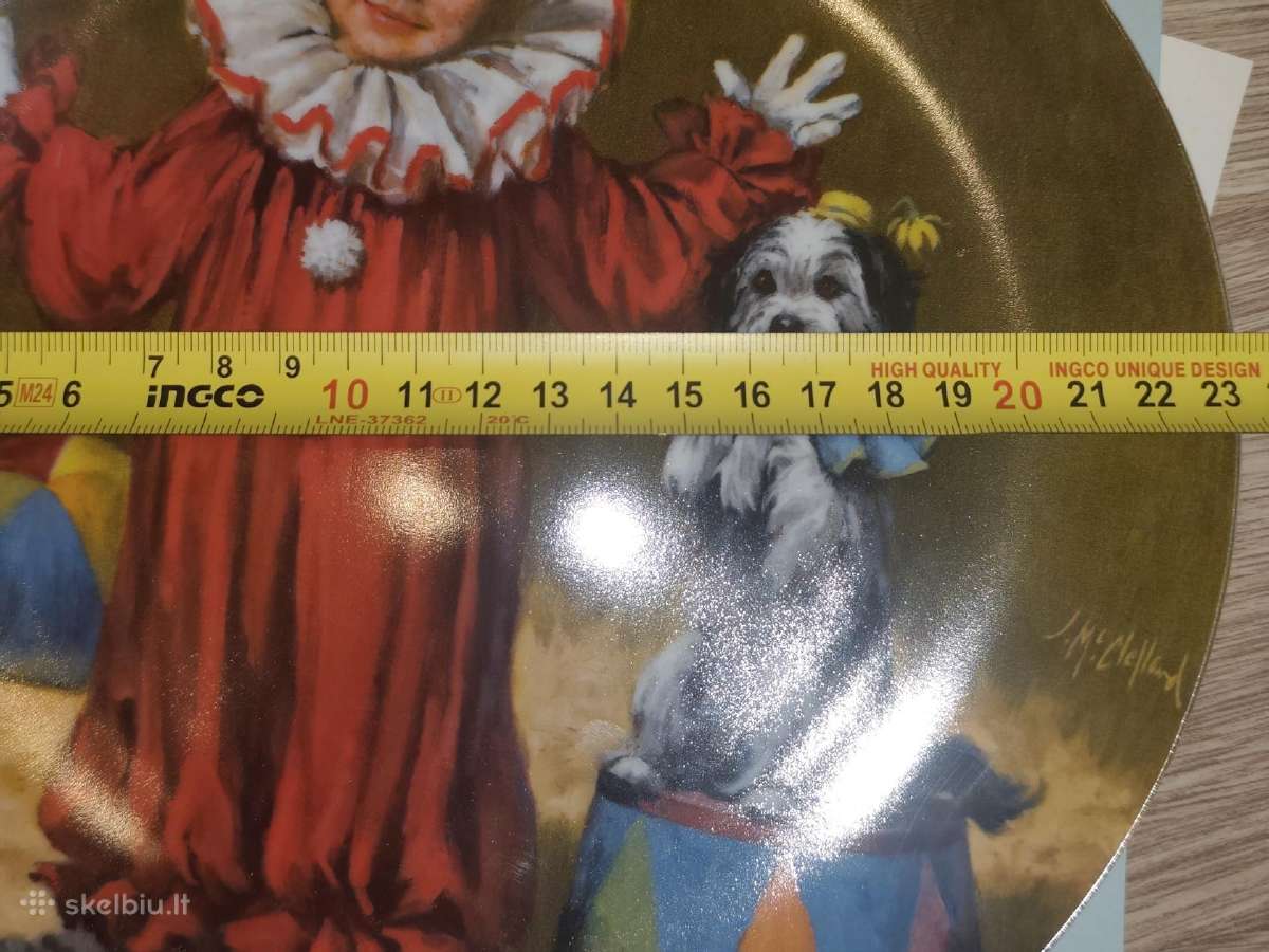 Dekoratyvinė lėkštė 23 cm su sertifikatu - nuotraukos Nr. 3