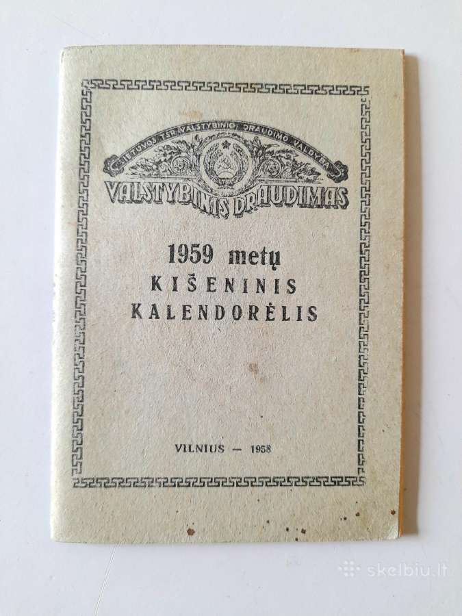 Kalendorius 1959m.